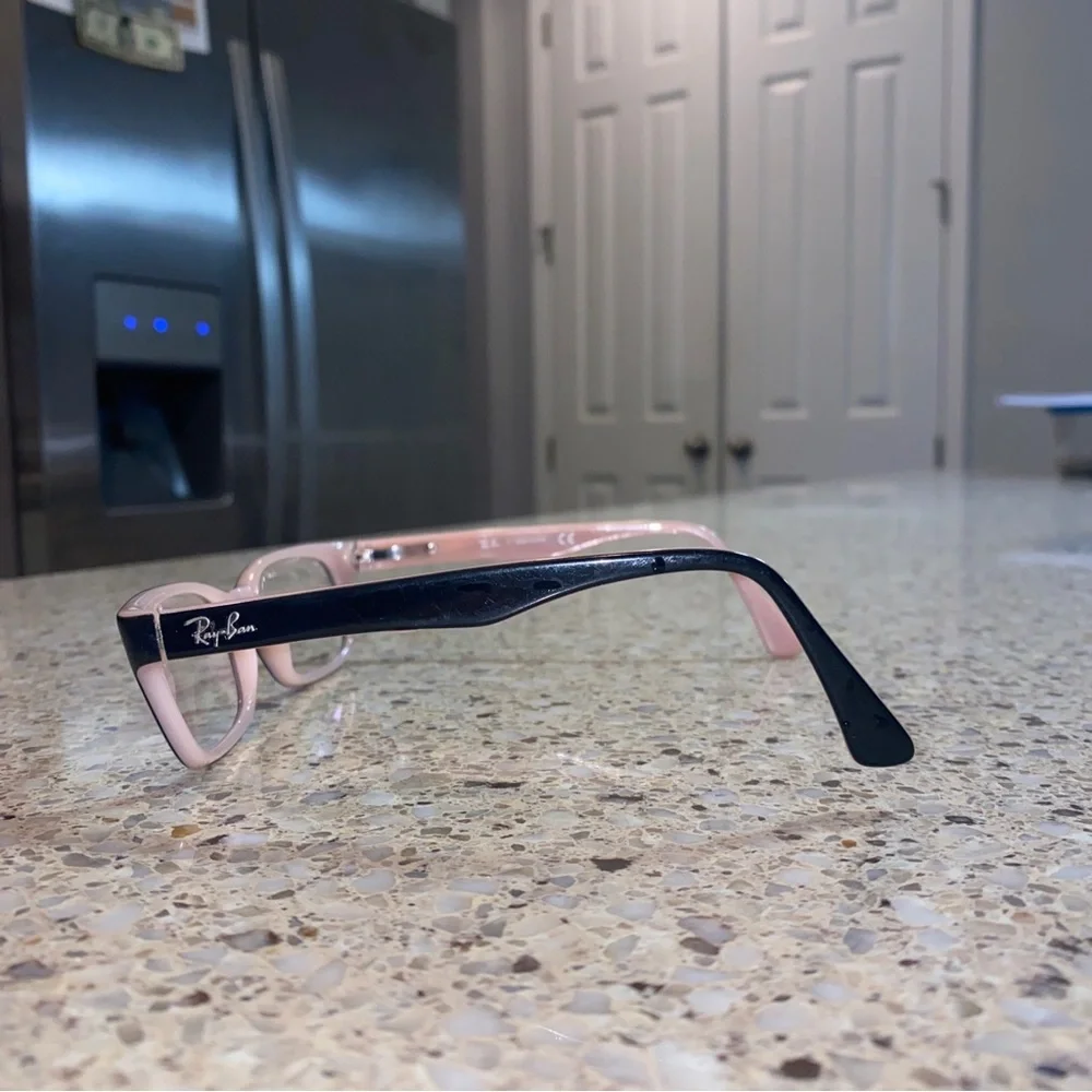 RAY BAN RB 5150 5024 BLACK PINK‎ AUTHENTIC RX EYEGLASSES 50-19-135 MM